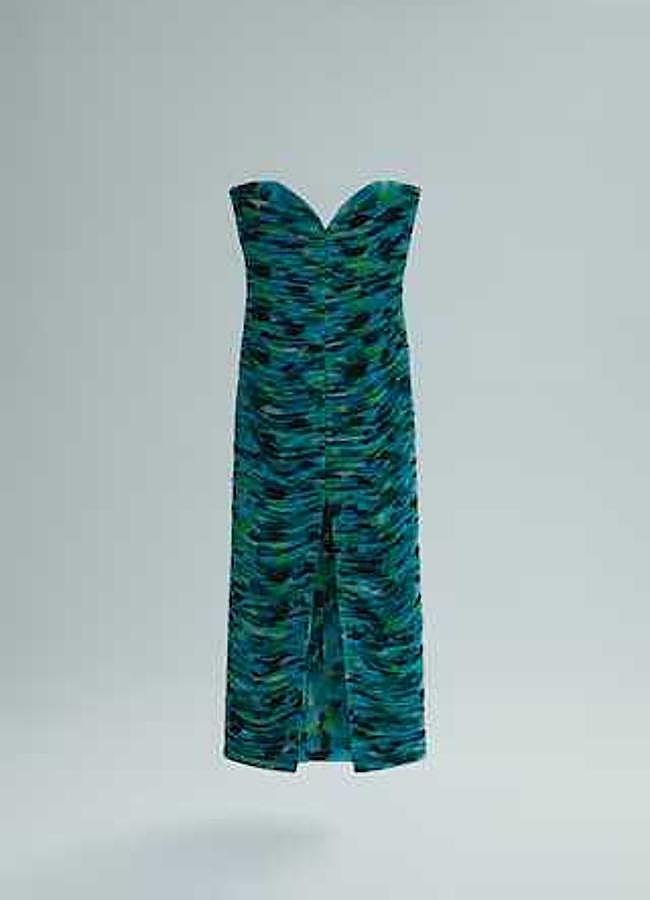 Imagen - Vestido fruncido escote corazón de Mango (149,99€)