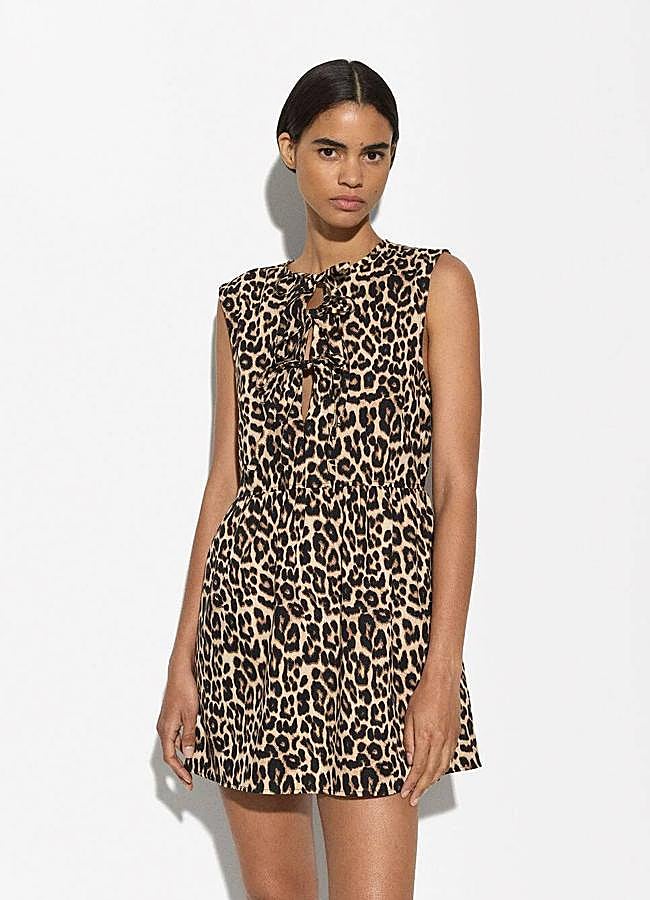 Imagen - Vestido corto de leopardo