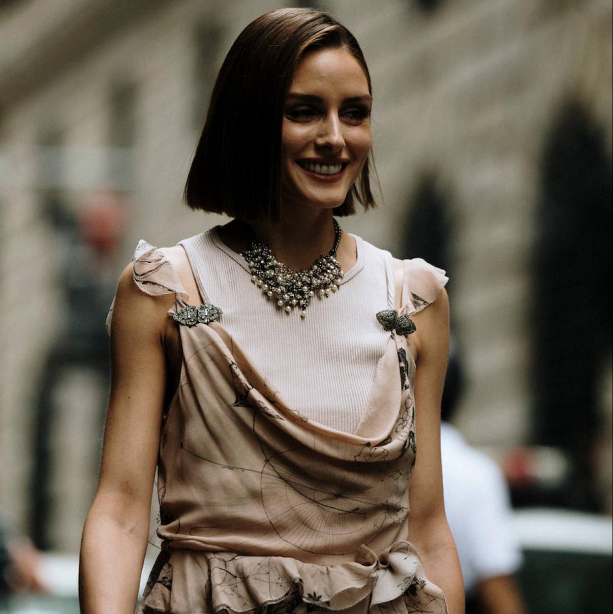 Olivia Palermo con sharp bob