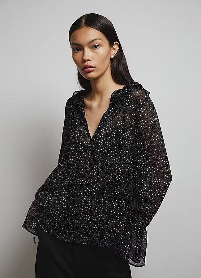 Imagen - Blusa de volantes con lunares