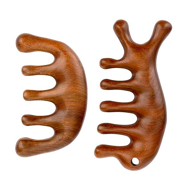 Set de dos Gua Sha para el pelo de Peutier