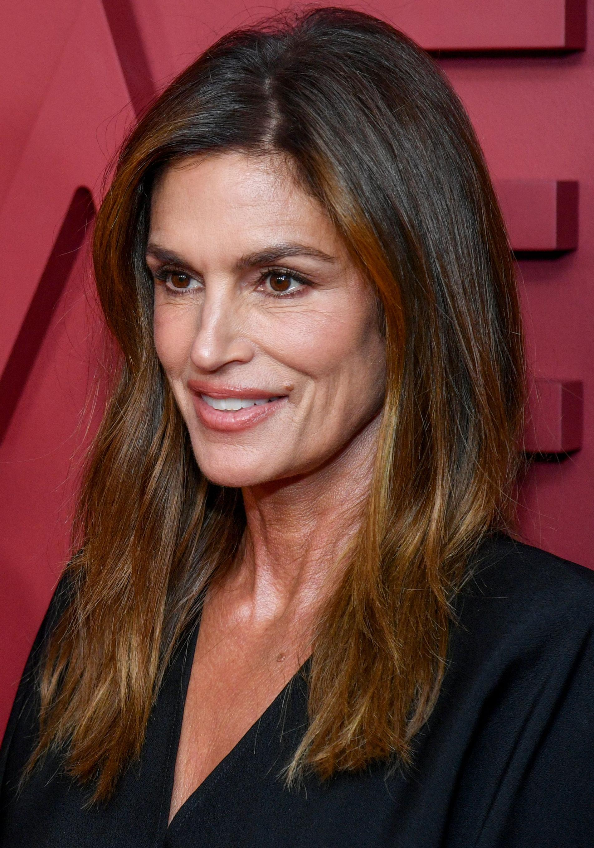 El maquillaje de Cindy Crowford.