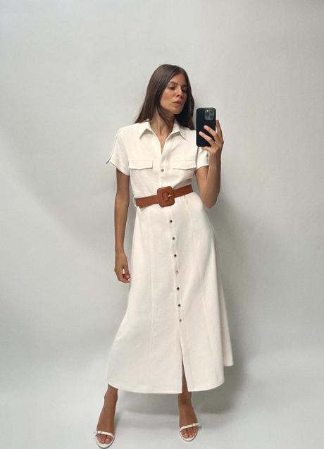 Imagen - Vestido blanco de Zara (45,99 euros)