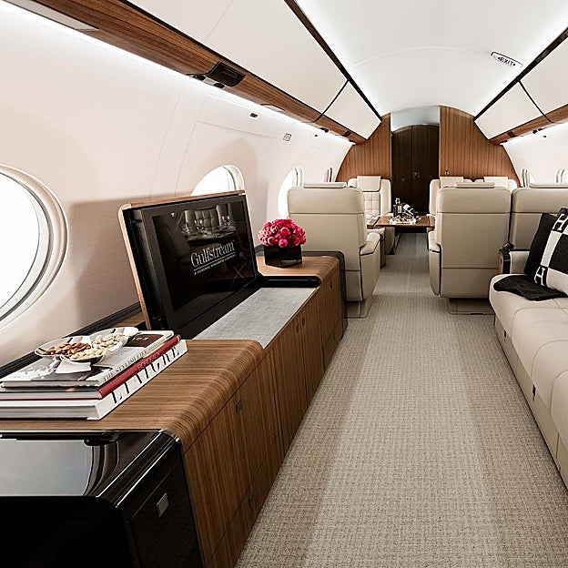 Otro detalle de la lujosa cabina. 