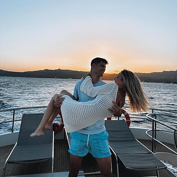 Álvaro Morata y Alice Campello confirman su separación: «Hemos tomado la decisión de separar nuestros caminos»