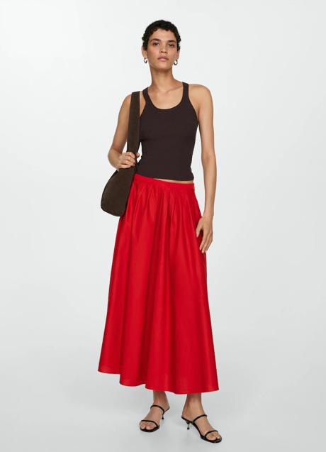 Imagen - Falda roja de Mango (39,99 euros)