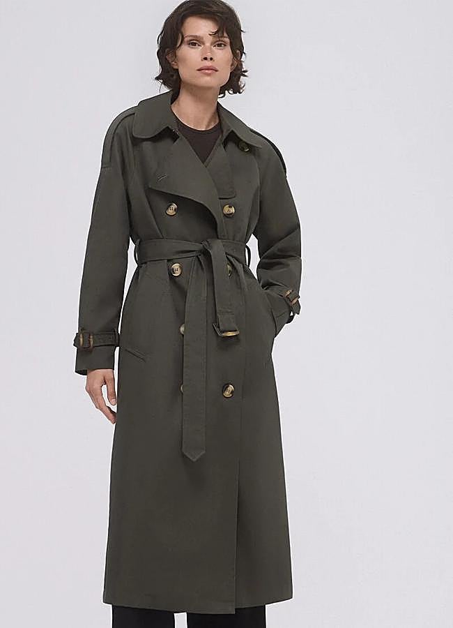 Imagen - Gabardina verde piedra de Pedro del Hierro, 259 euros.