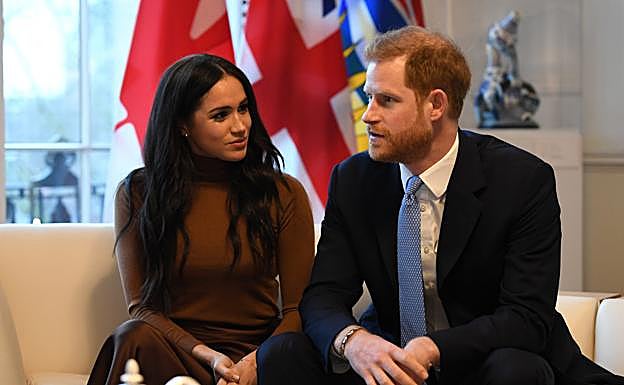 Los duques de Sussex, en una imagen en Canada. 