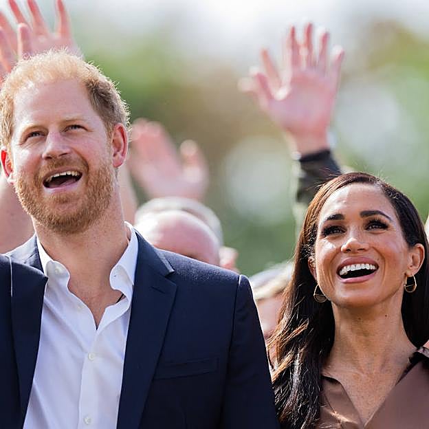 Los duques de Sussex durante la celebración de los Invictus Games en 2023. 