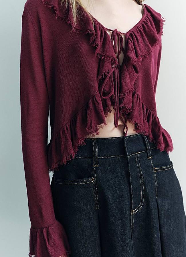 Imagen - Top de volantes desflecado