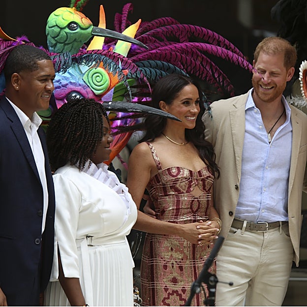 Meghan y Harry en Colombia. 