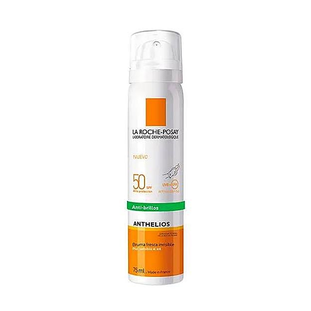 Anthelios SPF50 Bruma facial solar anti-brillos de La Roche-Posay