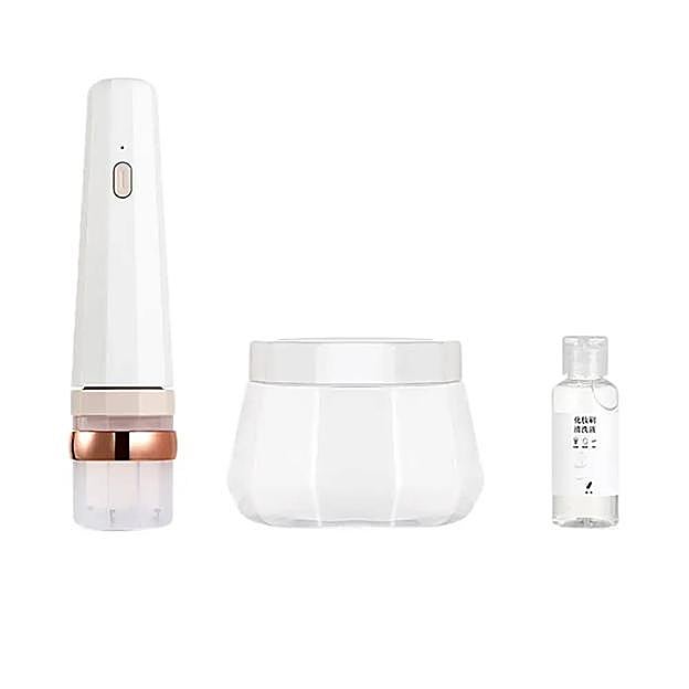 Limpiador de brochas de maquillaje eléctrico de GuiWu Store. Precio: 28,79 euros