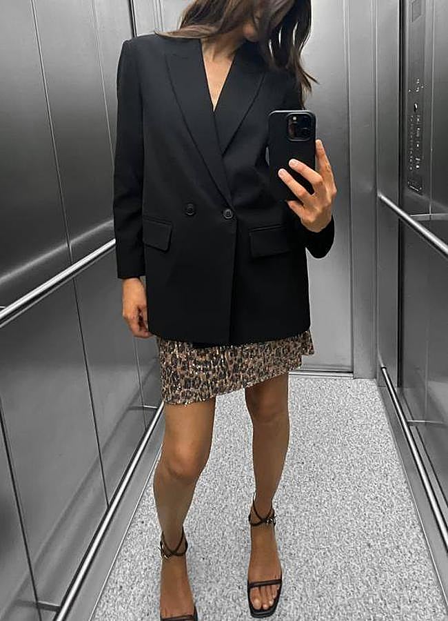 Imagen - Blazer oversize color negro