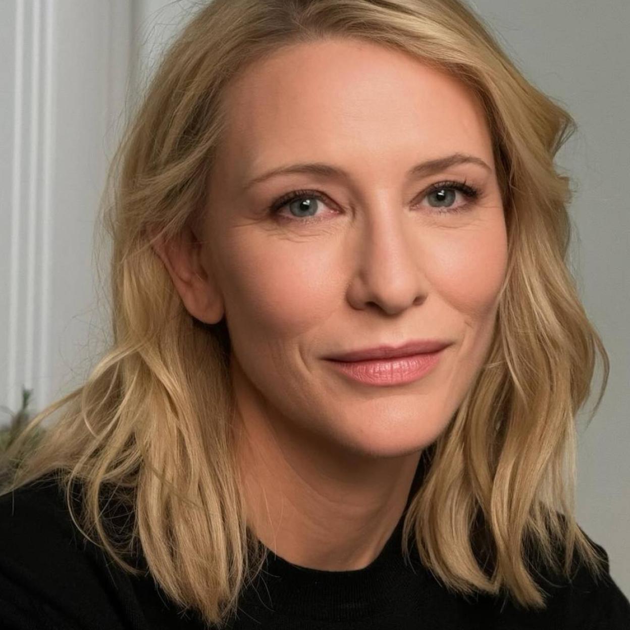 Cate Blanchett con piel madura bonita