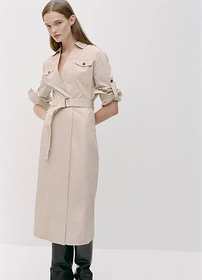 Imagen - Vestido midi estilo gabardina