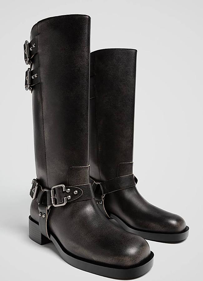 Imagen - Botas biker efecto desgastado