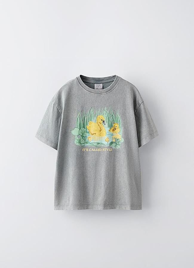 Imagen - Camiseta en gris de Zara Kids.