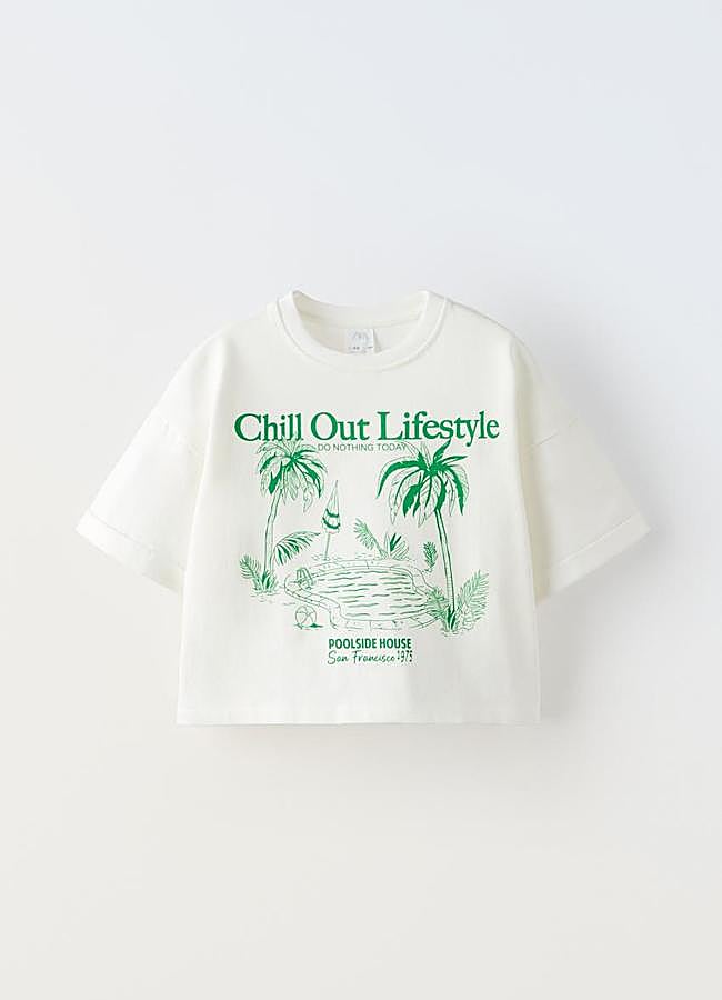 Imagen - Camiseta Chill Out Lifestyle de Zara Kids.
