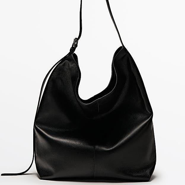 Bolso largo piel napa (249€)