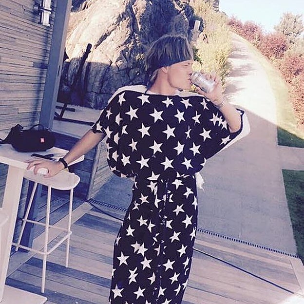 Marius Borg. retratado por su padre, 