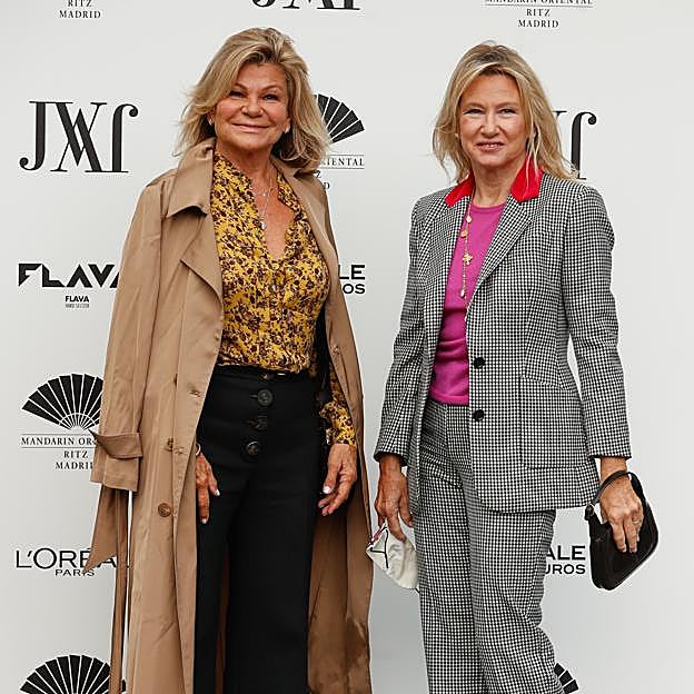 Cari y Miriam Lapique, dos hermanas muy unidas, en un evento. 