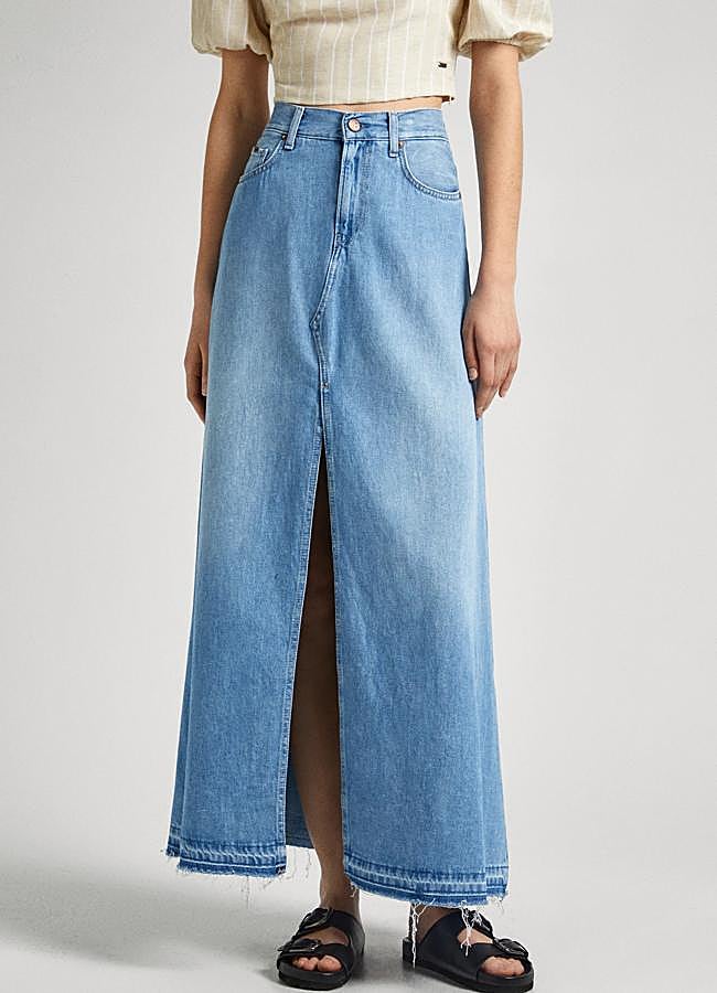 Imagen - Falda larga con abertura de Pepe Jeans, 99,95 euros.