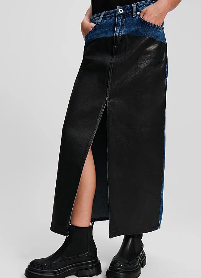 Imagen - Falda bicolor de Karl Lagerld, 149 euros.