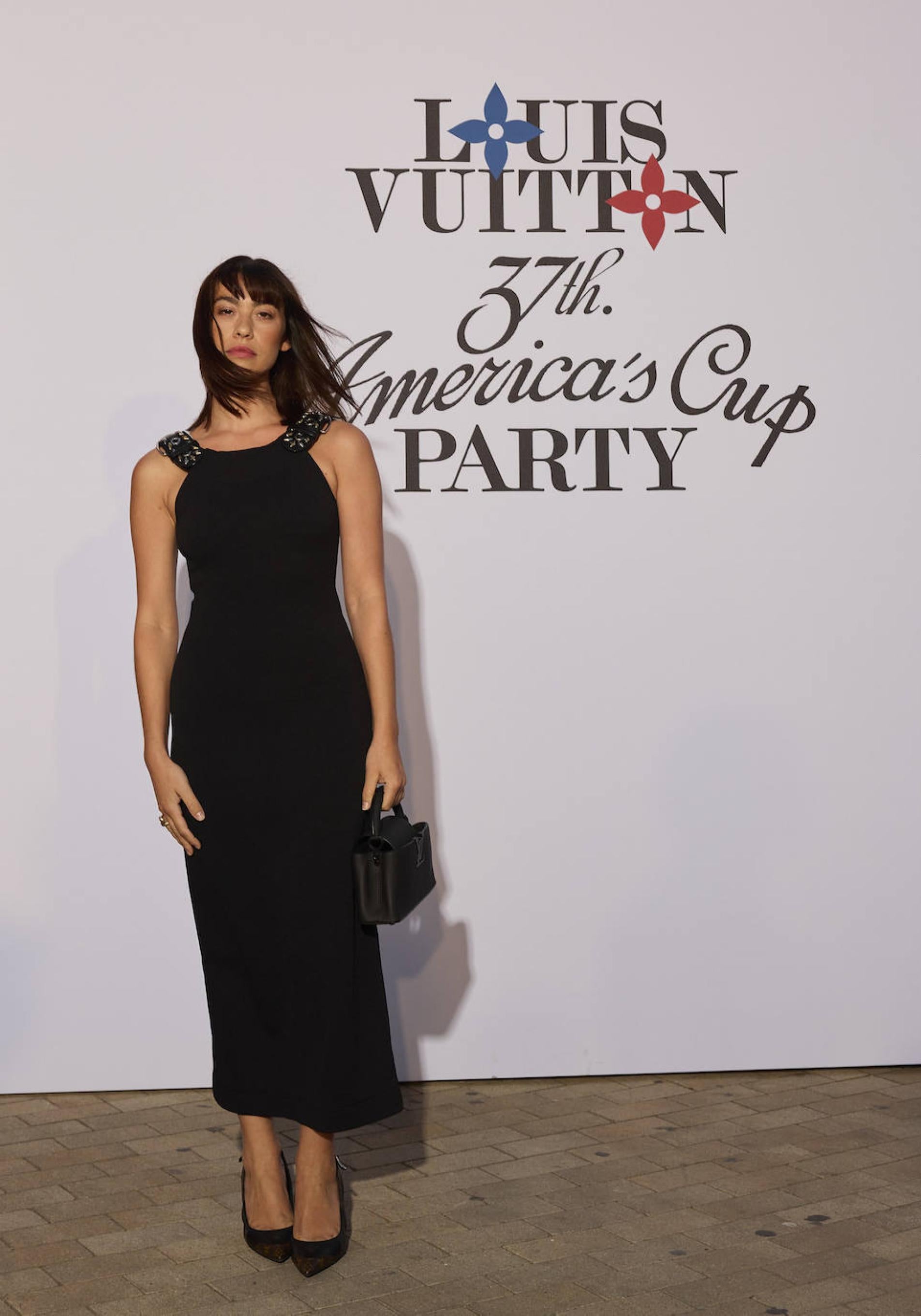 Greta Fernández en la fiesta en el Tibidabo de la Louis Vuitton Cup.