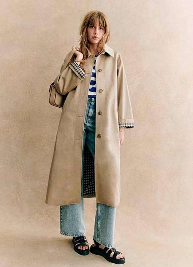 Imagen - Gabardina clásica midi