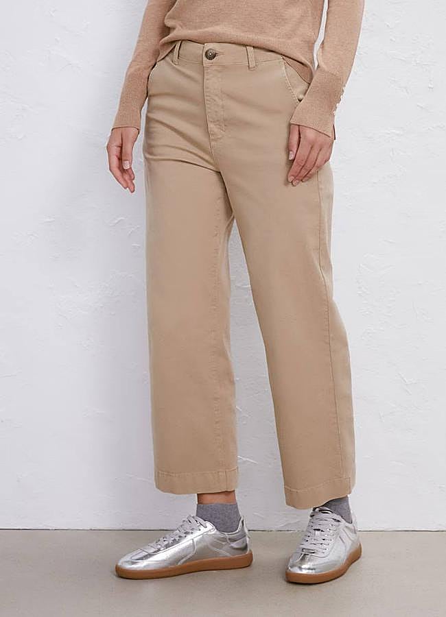 Imagen - Pantalones culotte tipo chinos