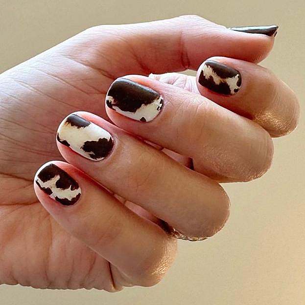 Cow nails, la manicura con estampado de vaca que va a ser tendencia este otoño
