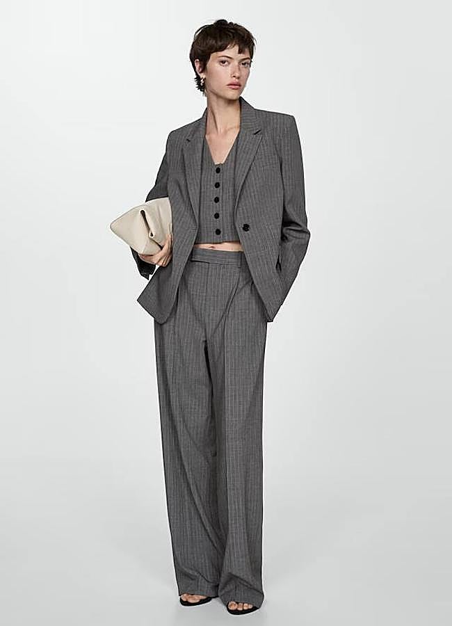 Imagen - Traje con estampado de raya diplomática