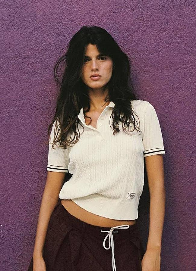 Imagen - Polo de punto trenzado estilo retro