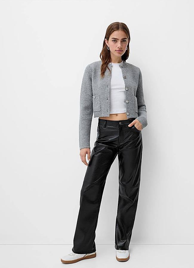 Imagen - Pantalones efecto piel estilo baggy