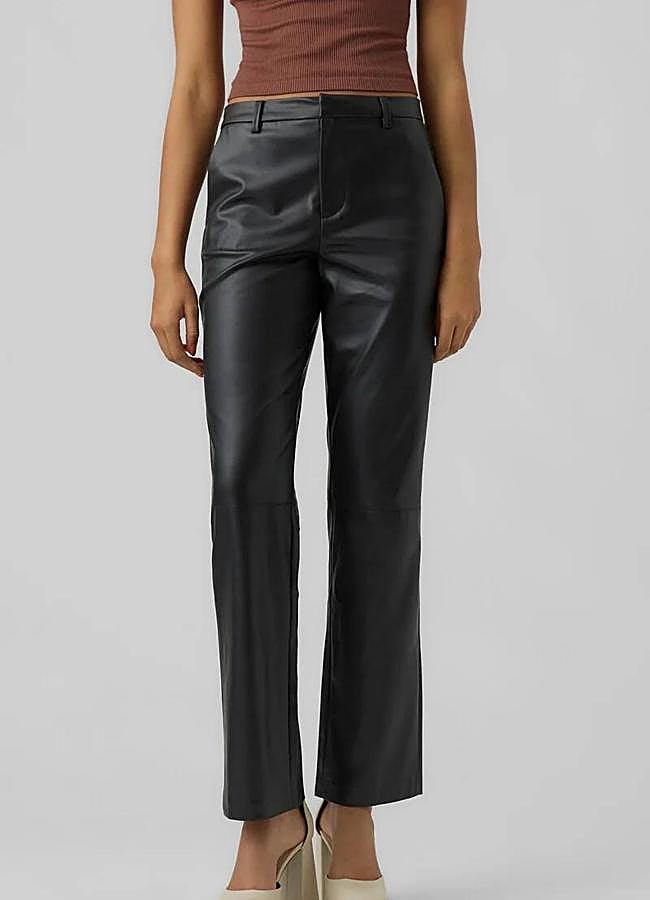 Imagen - Pantalones tobiller efecto piel