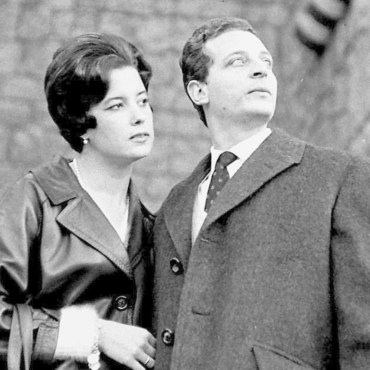 Alfredo Kraus y su mujer, Rosa Blanca Ley-Bird, en un momento feliz de su matrimonio. 