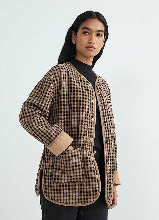 Imagen - Chaqueta mujer guateada cuadro vichy de Hipercor (29€)