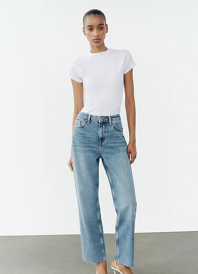 Imagen - Vaqueros rectos lavados