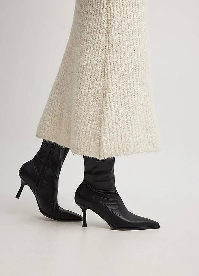 Imagen - Botines tipo calcetín con kitten heel