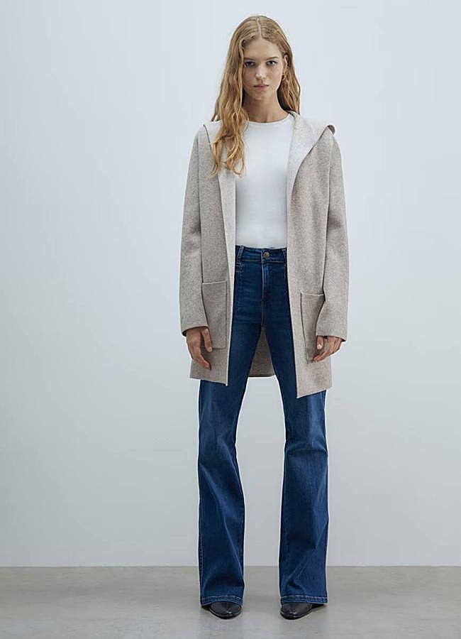 Imagen - Chaqueta de punto larga con capucha