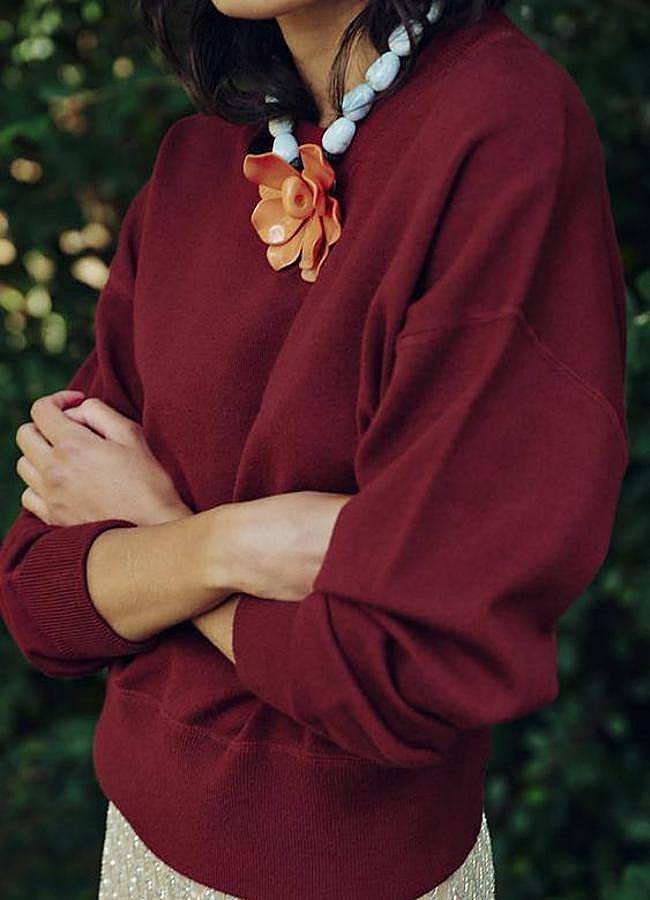 Imagen - Jersey color burdeos