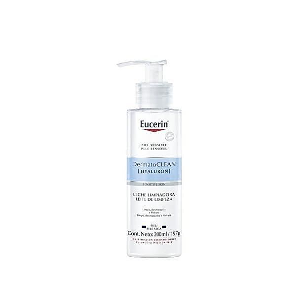 Eucerin DermatoClean Hyaluron Cleansing Milk.