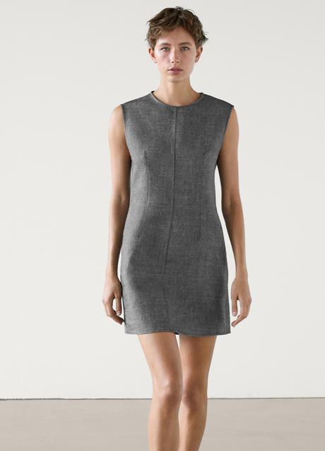 Imagen - Vestido gris de Massimo Dutti (79,99 euros)