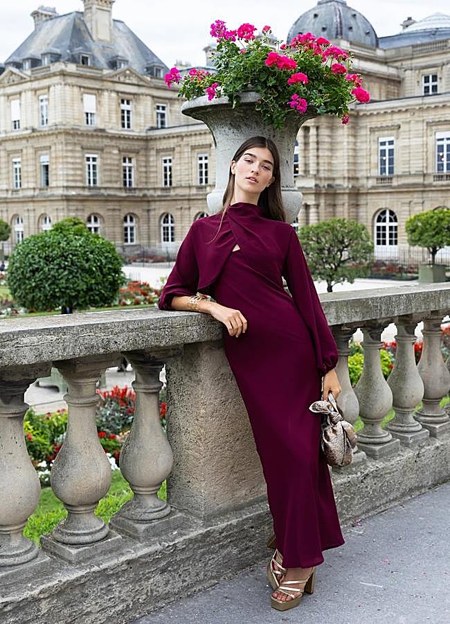 Imagen - Vestido midi con capa de The Are.