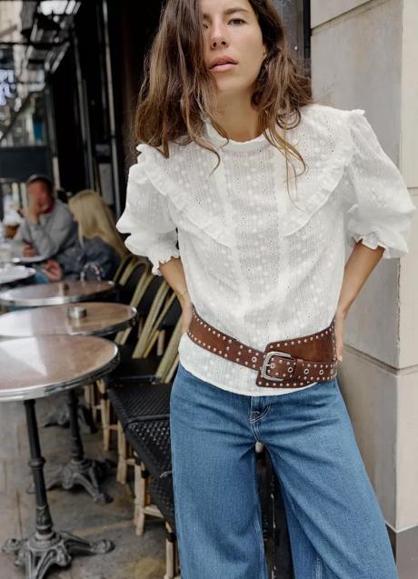 Imagen - Blusa blanca de Zara (27,99 euros)