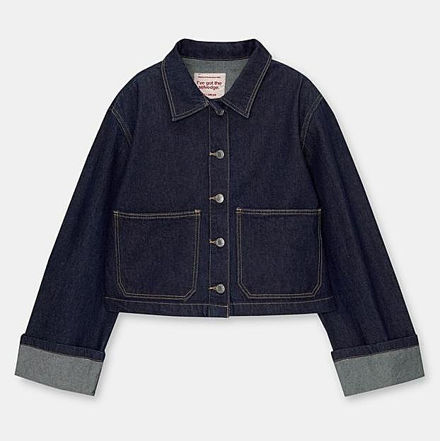 Imagen principal - Así es el conjunto denim de Pull&Bear.