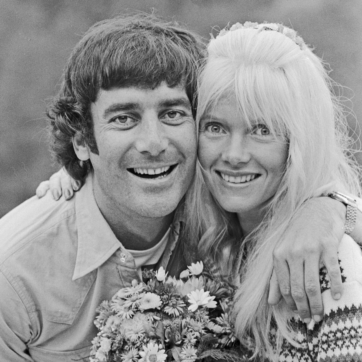 Luis Ortiz junto a Gunilla von Bismarck, en una imagen de archivo. 