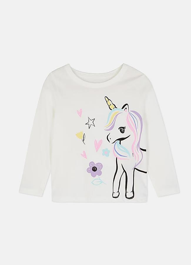Imagen - Camiseta con estampado de unicornio de Primark.