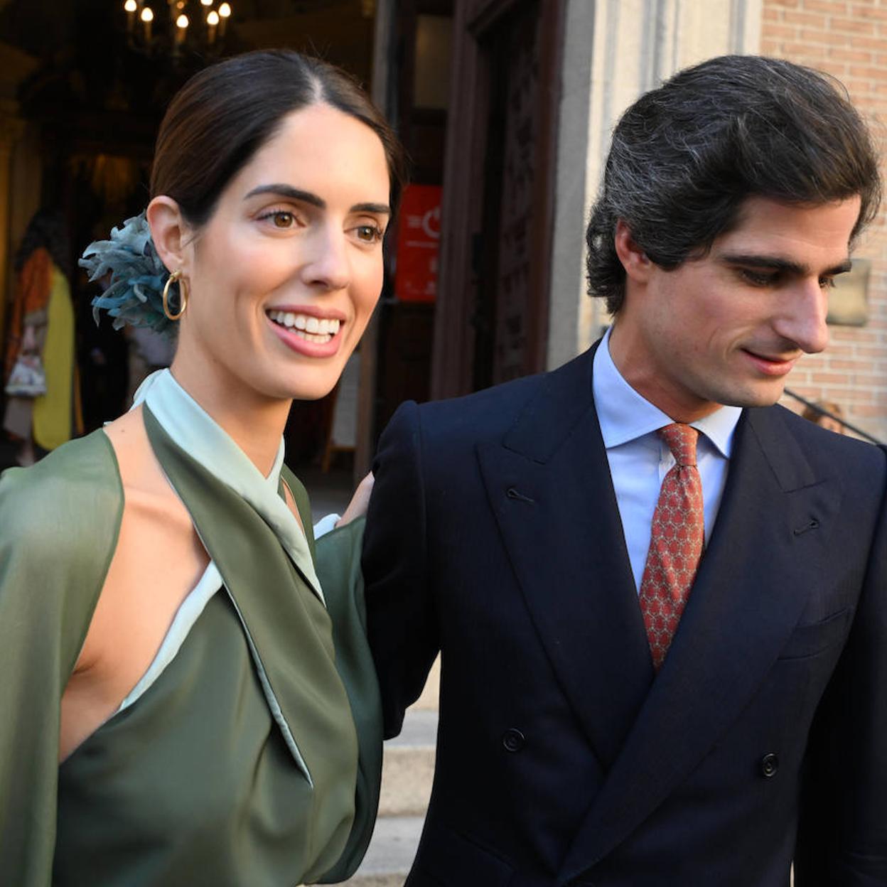 Sofía Palazuelo y Fernando Fitz-James Stuart, duques de Huéscar. 